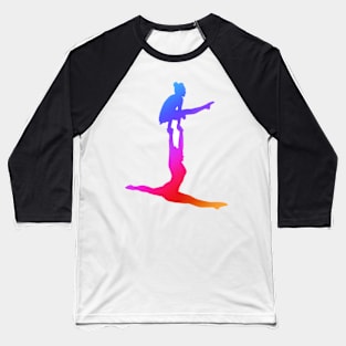 A women’s pair doing straddle Baseball T-Shirt